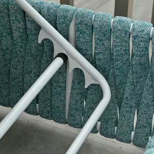 <span class=keywords><strong>Chaise</strong></span> longue d'extérieur moderne pour hôtel, mobilier de jardin, lit de soleil pour villa de plage, <span class=keywords><strong>chaise</strong></span> longue en corde métallique pour balcon, vente en gros - Product Image 5