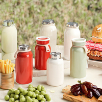 Bouteille d'eau isotherme portable en acier inoxydable 304 avec logo personnalisé, mini-gourde mignonne, idéale comme cadeau pour étudiant