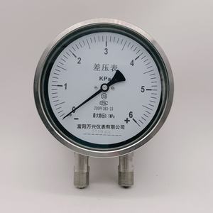 Manómetro Mecánico de Acero Inoxidable Wanxing Y150, Hecho en Zhejiang, China, Mide Diferencias de Presión de hasta 6Mpa - Product Image 1