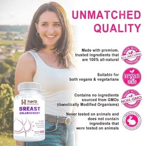 แคปซูลเสริมหน้าอกสูตรเฉพาะ OEM/ODM แบรนด์ส่วนตัว สารสกัดจากตงกุ้ย อาหารเสริมความงามจากธรรมชาติ 60 เม็ด สำหรับผู้ใหญ่ - Product Image 5