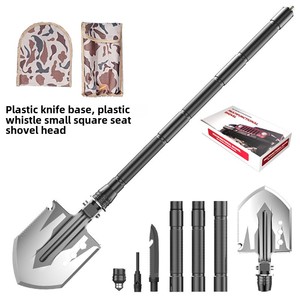 Pala Plegable Multifuncional para Exteriores, de Largo Alcance, para Campismo y Supervivencia, con Funciones de Autodefensa D14 - Product Image 6