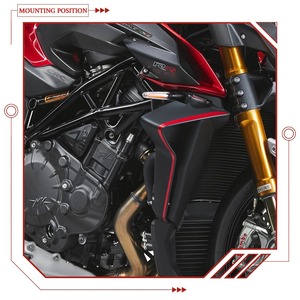 NUEVO Kit de Alerón Delantero de Fibra de Carbono Texturizada para Motocicleta DTRAD MV Agusta <span class=keywords><strong>Brutale</strong></span> <span class=keywords><strong>1000</strong></span>/<span class=keywords><strong>RR</strong></span>/RS 2022-2025 - Product Image 2