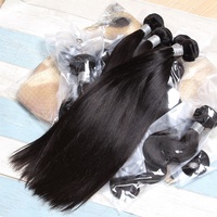 Cheveux Humains Indiens Bruts 100% Naturels et Originaux, Lots de Tissage de Cheveux Vierges à Cuticules Alignées, Style Onde Longue Personnalisé