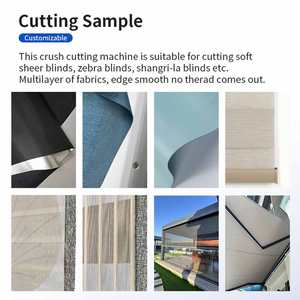 नया उत्पाद 2023 रोलर अंधा ज़ेबरा रंगों कपड़े एयर क्रश कटिंग मशीन - Product Image 5