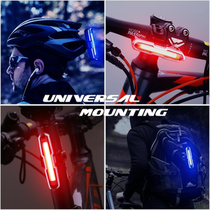 USB Rechargeable LED Vélo Vélo Scooter Feux Avant Arrière Étanche Feu Arrière Feux Arrière Pièces De Vélo - Product Image 5
