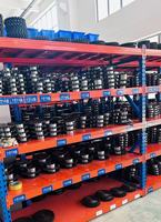 Étagères de présentation multifonctionnelles double face en acier allié durable à haute capacité, équipement de stockage de marchandises robuste