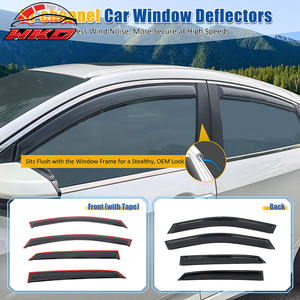 Déflecteurs de fenêtre en acrylique fumé pour Lexus RX350 RX450h 16-22 - Product Image 2