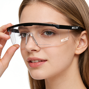 Lunettes de sécurité confortables WELTA Factory CE EN16321 Ansi Z87.1 pour homme, travaux de construction, protection des yeux - Product Image 1