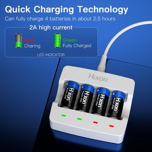 Batteries au lithium rechargeables CR123A 3.7V 900mAh pour caméra <span class=keywords><strong>sans</strong></span> <span class=keywords><strong>fil</strong></span> <span class=keywords><strong>Arlo</strong></span> (VMC3030/3200/3330/3430/3530) (lot de 4) - Product Image 4