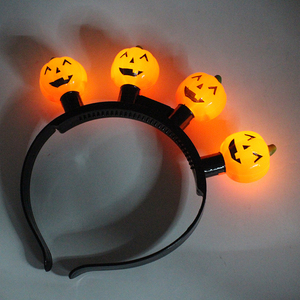 Diadema Luminosa al por Mayor para Disfraz de Halloween, Diadema con Diseño de <span class=keywords><strong>Calabaza</strong></span> y Fantasma, Ideal para Fiestas y Cosplay - Product Image 3