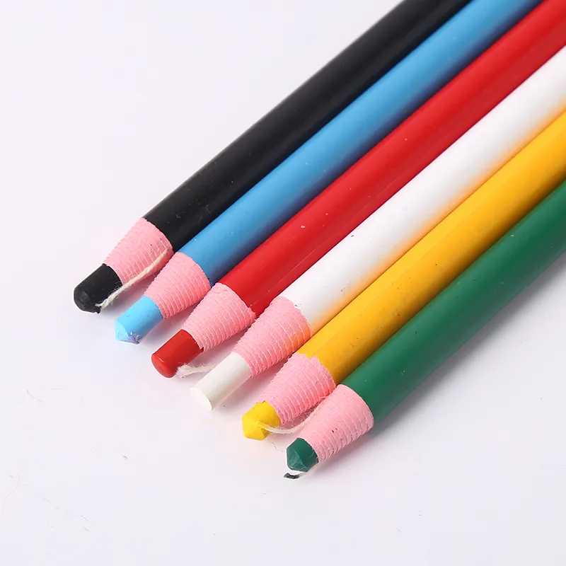 ขายส่งมืออาชีพลอกออก12สีแก้วเครื่องหมายดินสอเพื่อทำเครื่องหมายหรือเขียนบนแก้ว