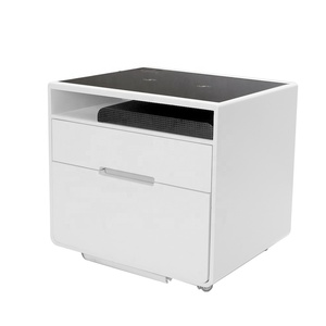 Đa Năng Tối Giản Modular Màn Hình Cảm Ứng Bệnh Viện Giường Side Thông Minh Không Dây Sạc Đầu Giường Bảng Với Tủ Lạnh Loa - Product Image 5