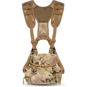 Hot Sale Adjustable Binocular Harness Chest Pack Bino Harness Case chest bag for Hunting