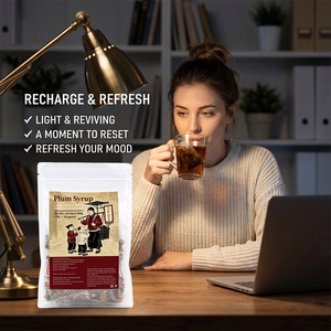 Tisane au sirop de <span class=keywords><strong>prune</strong></span> avec <span class=keywords><strong>prune</strong></span> aigre, aubépine et osmanthus |   En stock, fabricant OEM de produits à marque privée pour stimuler la digestion - Product Image 3