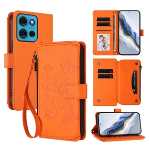 Étui portefeuille imprimé fleur papillon avec housse <span class=keywords><strong>de</strong></span> téléphone lanière pour <span class=keywords><strong>Moto</strong></span> G75/G55/G84/G85/G05/G45/G04/G73/G86 - Product Image 2