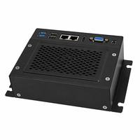 Boîtier PC embarqué robuste sans ventilateur pour commande CNC, double LAN, SIM, RS232, RS485, avec fixation
