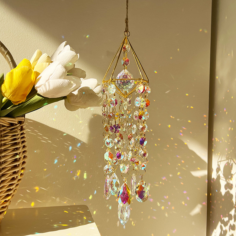 Natural Crystal Dream Catcher Pendant Hanging