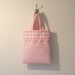 Borsa a Tracolla da Spiaggia alla Moda con Volant e Motivo a Quadri, Personalizzabile, per Uso Quotidiano, Vendita all'Ingrosso - Product Image 5