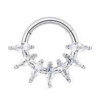 Boucles d'oreilles clicker en titane plaqué or ASTM F136 Eternal Metal pour enfants, cadeau de mariage, piercing corporel