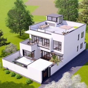 Luxueuse maison de villa préfabriquée durable et ignifuge à manipuler facilement à <span class=keywords><strong>vendre</strong></span> - Product Image 5