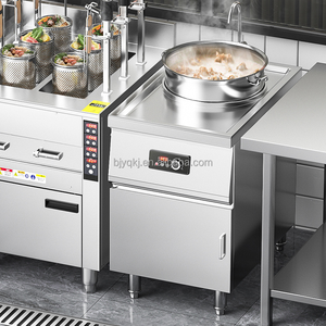 Marmite à soupe électrique commerciale 35L~50L, 5kW, <span class=keywords><strong>9</strong></span> niveaux de puissance, minuterie intelligente, pour les restaurants et les magasins de nouilles - Product Image 3