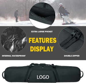 Sac de ski rembourré professionnel pour l'hiver, 155 cm, imperméable, résistant à l'usure, étui de voyage pour <span class=keywords><strong>snowboard</strong></span> avec poche de rangement, personnalisable - Product Image 6