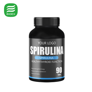 <span class=keywords><strong>Comprimés</strong></span> de <span class=keywords><strong>spiruline</strong></span> biologique bleue 250mg 500mg avec étiquette personnalisée OEM, riches en phycocyanine - Product Image 1