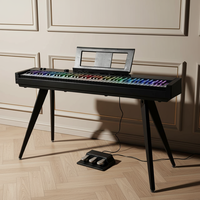 Beisite S-267 ODM/OEM Piano numérique électronique/Orgue électrique Clavier 88 touches en plastique ABS Son Rêve Français 230 Rythmes