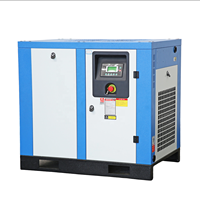 Compresor de Aire de Tornillo 500L 220V/380V 50Hz 10HP 7.5KW 8-10Bar para Máquina de Embalaje de Servicio Automotriz, Máquina de Soldadura