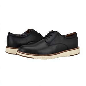 Chaussures pour hommes en cuir artificiel de grande taille, chaussures Oxford décontractées à lacets, chaussures de mariage légères et amortissantes, toutes saisons - Product Image 2