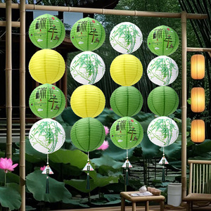 Lanternes du Festival des Bateaux-Dragons, décorations de cerfs-volants de style chinois traditionnel pour les écoles, les maternelles, les salles de classe, les centres commerciaux - Product Image 3