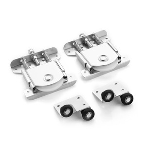 2 miếng trượt con lăn cửa tủ quần áo, hướng dẫn vận động viên tủ quần áo, Castor trượt tủ quần áo Con lăn cửa - Product Image 1