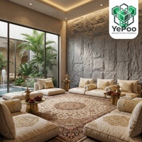 Panneau mural 3D moderne en PU imitation brique 20mm/30mm/40mm 1200x600mm pour cuisine, hôtel, usage intérieur/extérieur, étanche, pour maison, extérieur, salle de sport