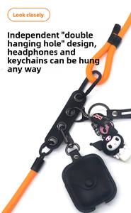 สายคล้องโทรศัพท์<span class=keywords><strong>มือ</strong></span>ถือแบบปรับได้ Lulin รุ่น Universal Crossbody ยาว 150 ซม. ทำจากวัสดุโพลีเอสเตอร์ พร้อมโลโก้สั่งทำเป็นของขวัญ  ตกแต่งด้วยชิ้นส่วนโลหะ - Product Image 3