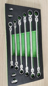 Llave de combinación de trinquete <span class=keywords><strong>Huya</strong></span>, llave ultrafina de 6-7mm, 8-9mm, 10-11mm, 12-13mm, 14-15mm, 16-18mm, 17-19mm, 7 Uds. - Product Image 3