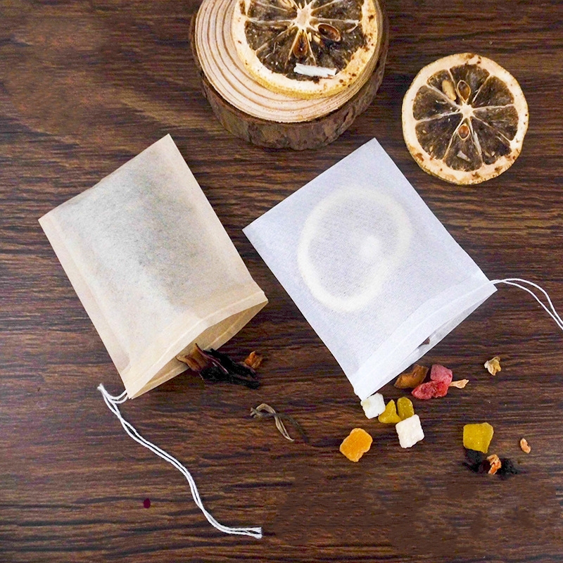 Disposable Drawstring Empty Filter Paper Tea Leaf Coffee Herbal Filter Bag