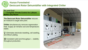 Nuevo <span class=keywords><strong>Deshumidificador</strong></span> Industrial Eléctrico de Rueda Desecante para Sistemas HVAC en Talleres de Revestimiento de Baterías de Litio y Ambientes de Baja Humedad - Product Image 5