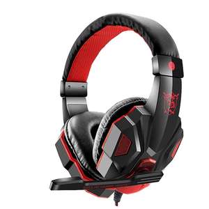 MAITRE-Écouteurs supra-auriculaires de jeu colorés PC780 Pilote 40mm 3.5mm + prise USB <span class=keywords><strong>Micro</strong></span> antibruit LED pour PC <span class=keywords><strong>PS4</strong></span> Switch XBOX - Product Image 2