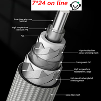 Cable Coaxial XS-Audio de Plata Pura de 75Ω con Conector de Rodio, Salida de Cable SPDIF, Decodificación Digital, Amplificador de TV