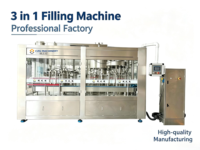Machine à Boissons Entièrement Automatique Électrique Haute Productivité en Acier Inoxydable Certifiée CE pour Eau Pure 500ml, Haute Vitesse, 3-en-1