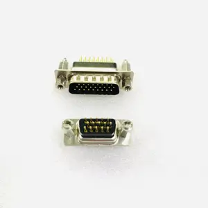 Connecteur Dsub d sub d type D connecteur pin courant élevé 5W5 fiche mâle soudure angle droit interface amphenol VGA