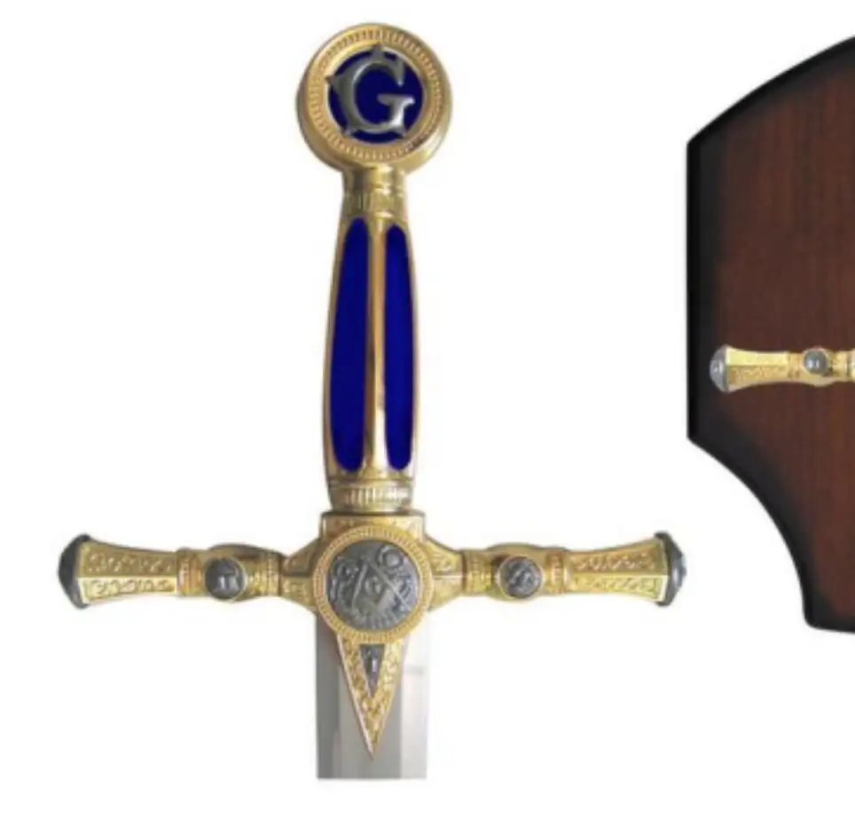 Fashion Custom Handmade Durable masonic Sword For Kid Toy Sword Mold freemason sword Cosplay