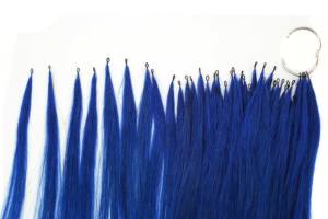 Extensions de cheveux colorées à pointe en plume, à boucle unique, en cheveux humains Remy, lisses, invisibles, de qualité vierge supérieure, avec perles - Product Image 3