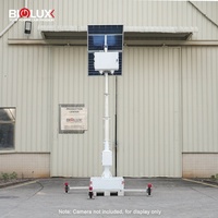Système de caméra de surveillance mobile solaire extérieure BIGLUX HiGUARD, tour de caméra CCTV, étanche IP65, autonomie de 3 jours, surveillance 24h/24 et 7j/7