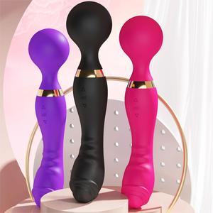 Hot Bán AV Wand Vibrator Dual-Đầu USB Powered Đồ Chơi Tình Dục Cho Phụ Nữ Tán Tỉnh Masturbator Âm Đạo Máy Rung - Product Image 3