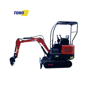 TOHO Micro Small Bucket Mini Import Excavator Digger Machine 1.7 Ton Hydraulic Excavator hydraulic hammer