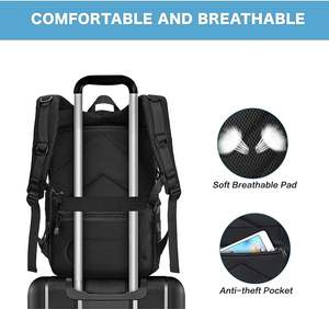 Mochila para cámara de piel sintética con soporte para trípode, compartimento para portátil de 14 pulgadas para Canon, Sony, Nikon, muestra gratuita - Product Image 4