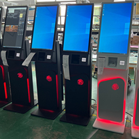 Kiosque de commande en libre-service de 27 à 32 pouces avec paiement NFC, écran tactile pour commande automatique et machine de paiement intégrée