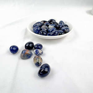 <span class=keywords><strong>Pierre</strong></span> <span class=keywords><strong>roulée</strong></span> en <span class=keywords><strong>sodalite</strong></span> naturelle polie pour la guérison spirituelle - Vente en gros - Product Image 3