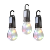 Lampe solaire rechargeable de haute qualité à sept couleurs avec fil de cuivre, guirlande lumineuse d'ambiance, lampe solaire de camping